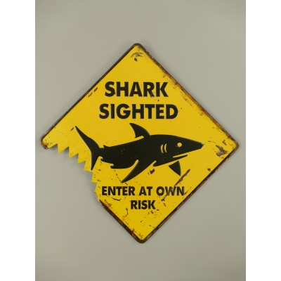 Warning! Shark sighted!! Warning! Shark sighted!!
